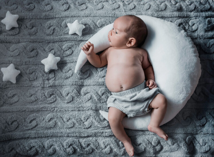 Baby with moon photos