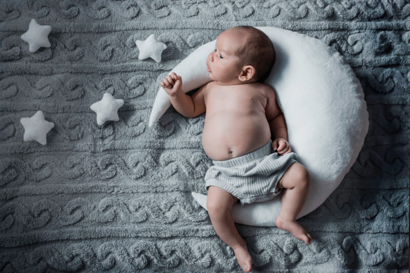 Baby with moon photos