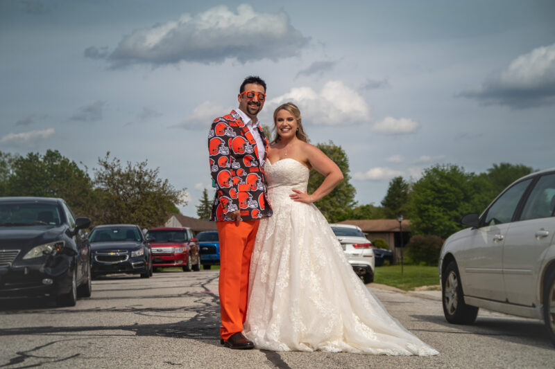 Browns fan finally wins at wedding