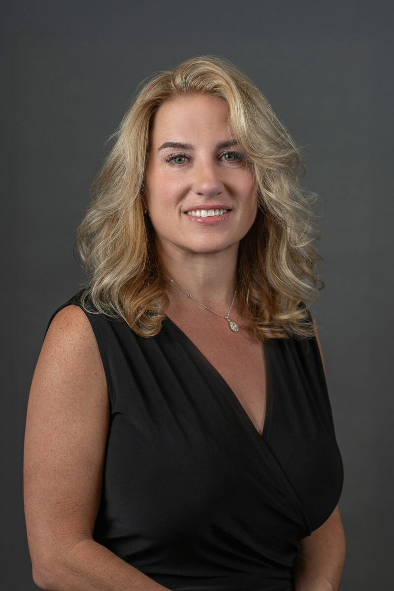 CEO of company poses for headshots