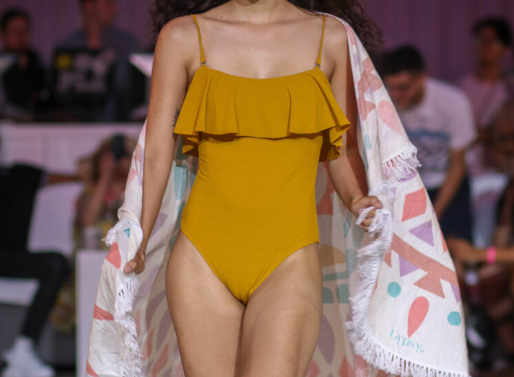 Cleveland model poses at FWD fashion show
