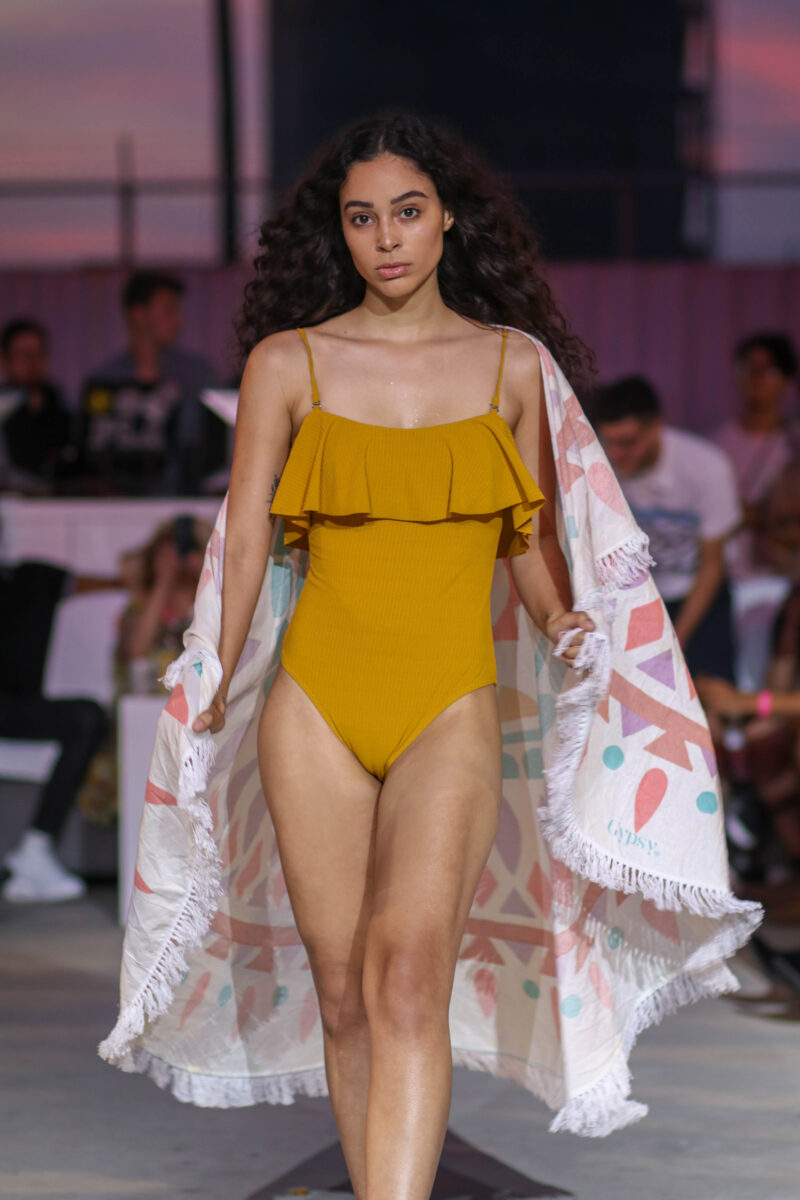 Cleveland model poses at FWD fashion show