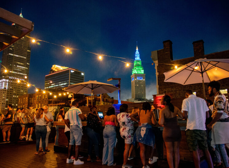 Rooftop nights at Cleveland bar