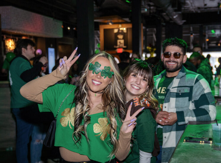 St Patricks day at Cleveland bar