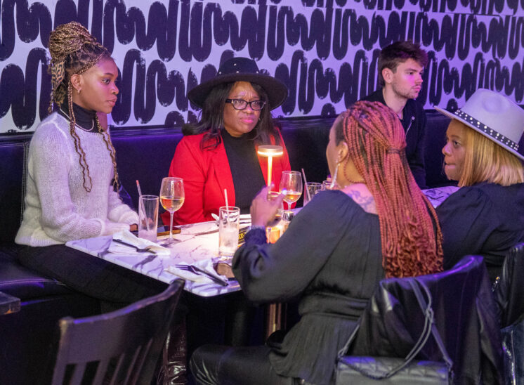Women talk at exclusive Cleveland dinner